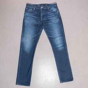 AG Adriano Goldschmied Ives Modern Athletic Stretch Blue Denim Jeans Men's 34x34